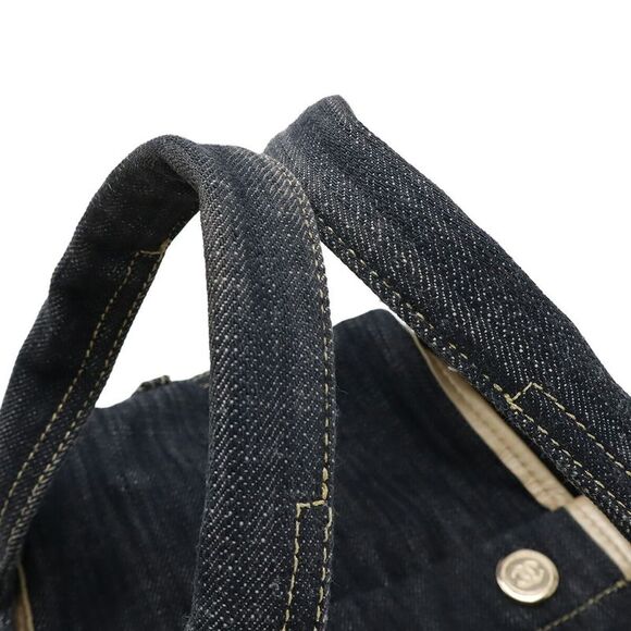 Chanel Denim Coco Mark Tote Bag - Picture 6 of 9
